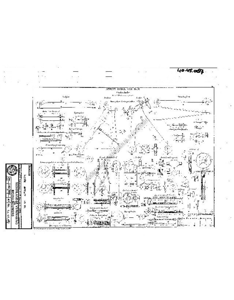 MBT Hoge affuit 10cm - Bouwtekening Schaal 1 : N/A (40.45.087)