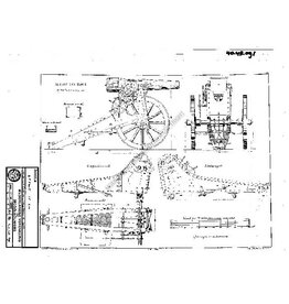 MBT 15-cm-Lafette - Bauzeichnung Maßstab 1 : N/A (40.45.091)