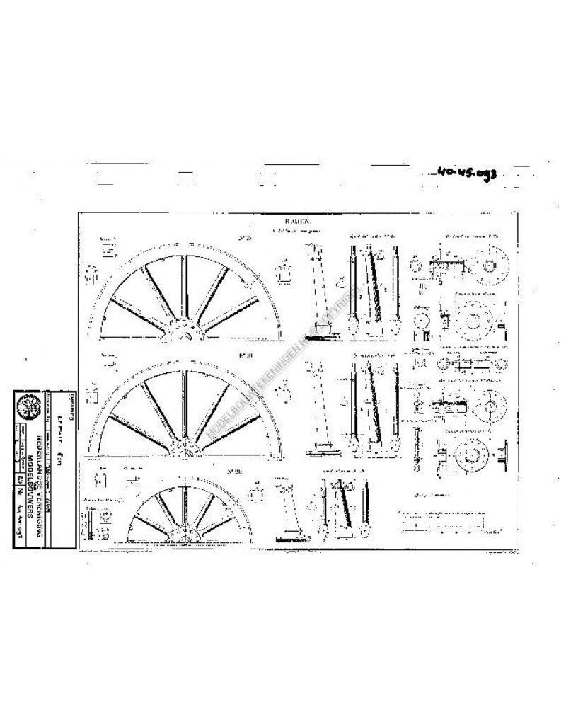 MBT Affuit van 8cm - Bouwtekening Schaal 1 : N/A (40.45.093)
