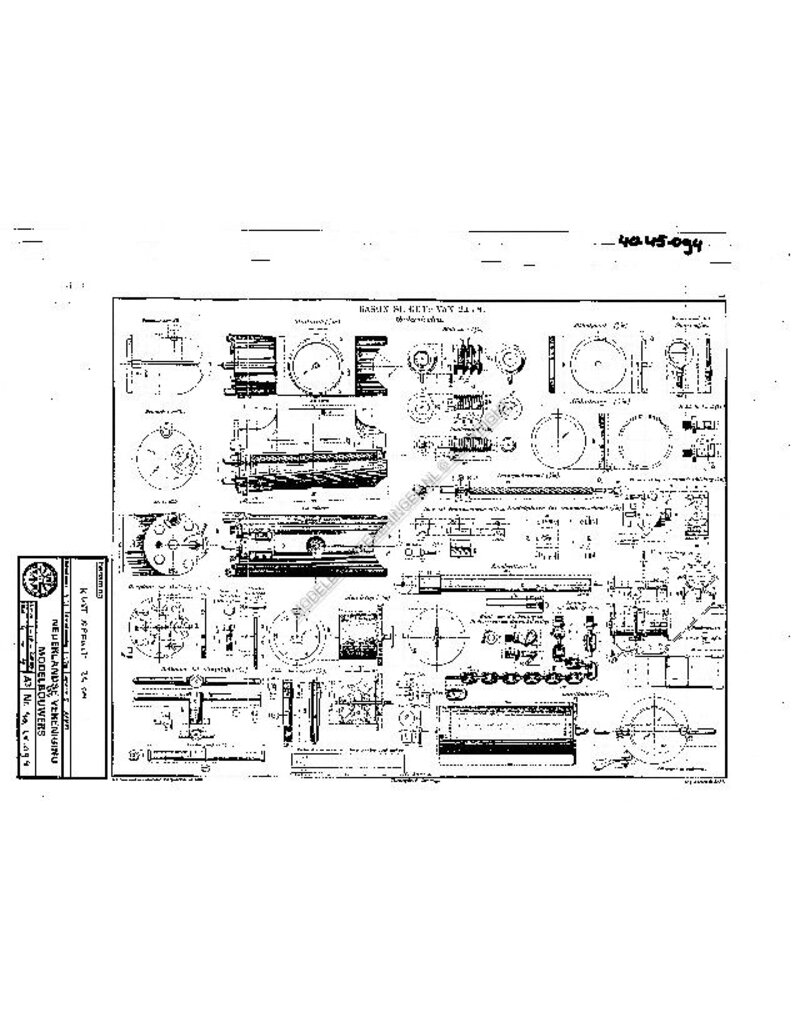 MBT Kustaffuit met raam - Bouwtekening Schaal 1 : N/A (40.45.094)