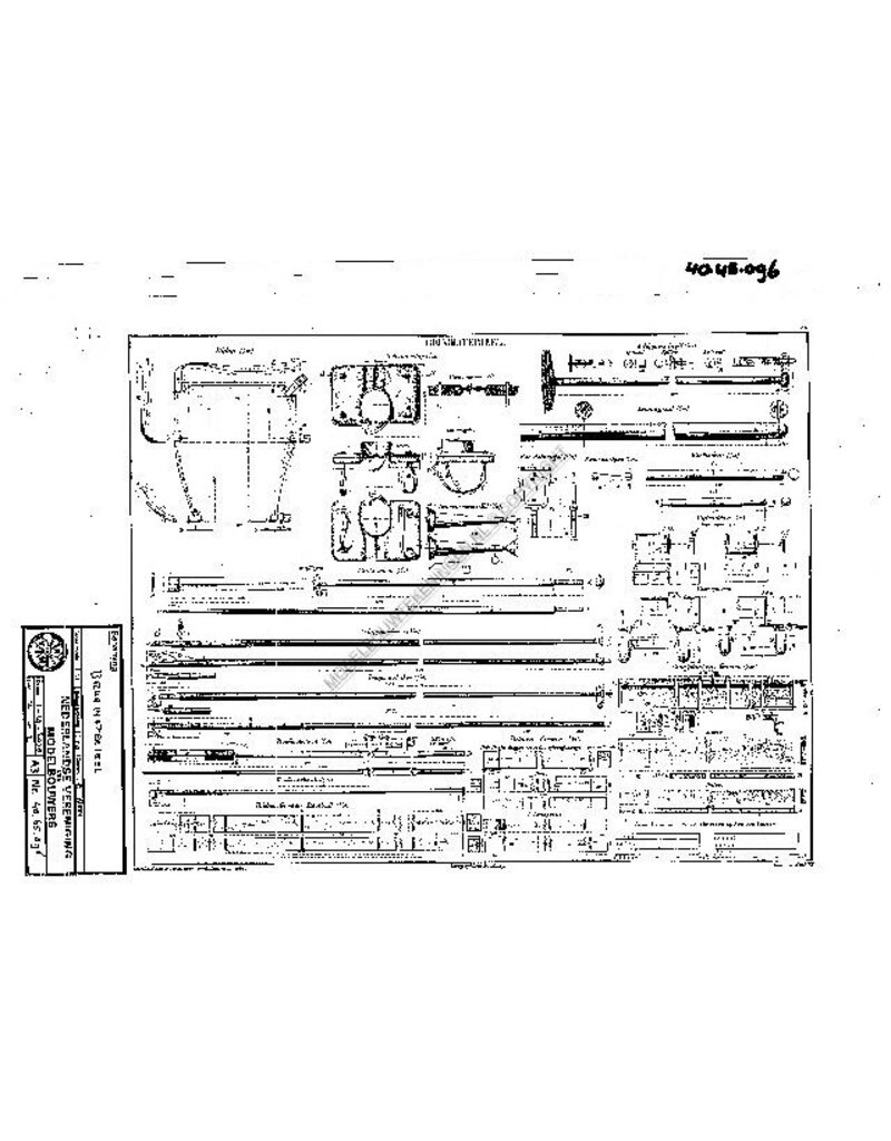 MBT Brückenmaterial - Bauzeichnung Maßstab 1 : N/A (40.45.096)