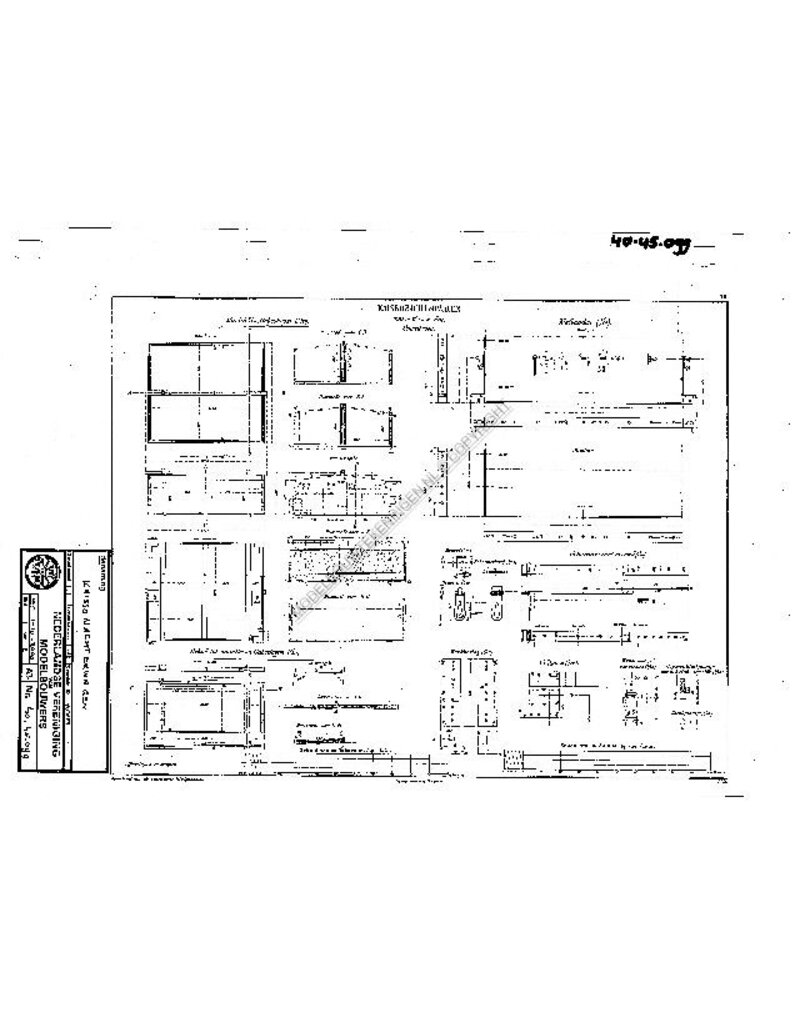 MBT Kaisson-Anhänger - Bauzeichnung Maßstab 1 : N/A (40.45.099)