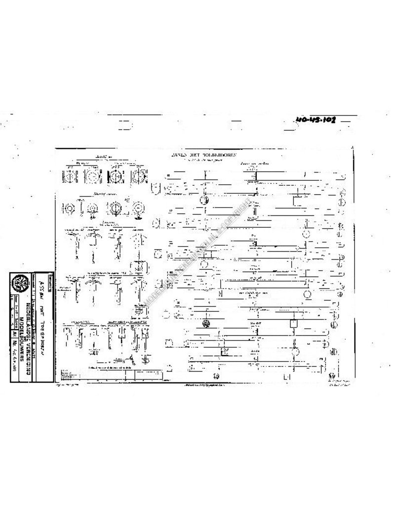 MBT Assen met toebehoren - Bouwtekening Schaal 1 : N/A (40.45.102)