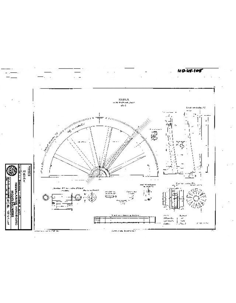 MBT Raden - Bauzeichnung Maßstab 1 : N/A (40.45.105)