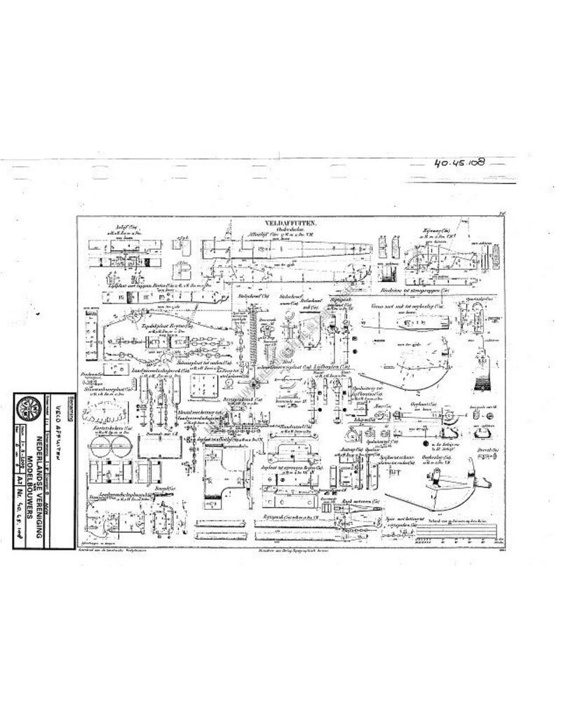 MBT Feldlafetten - Bauzeichnung Maßstab 1 : N/A (40.45.108)