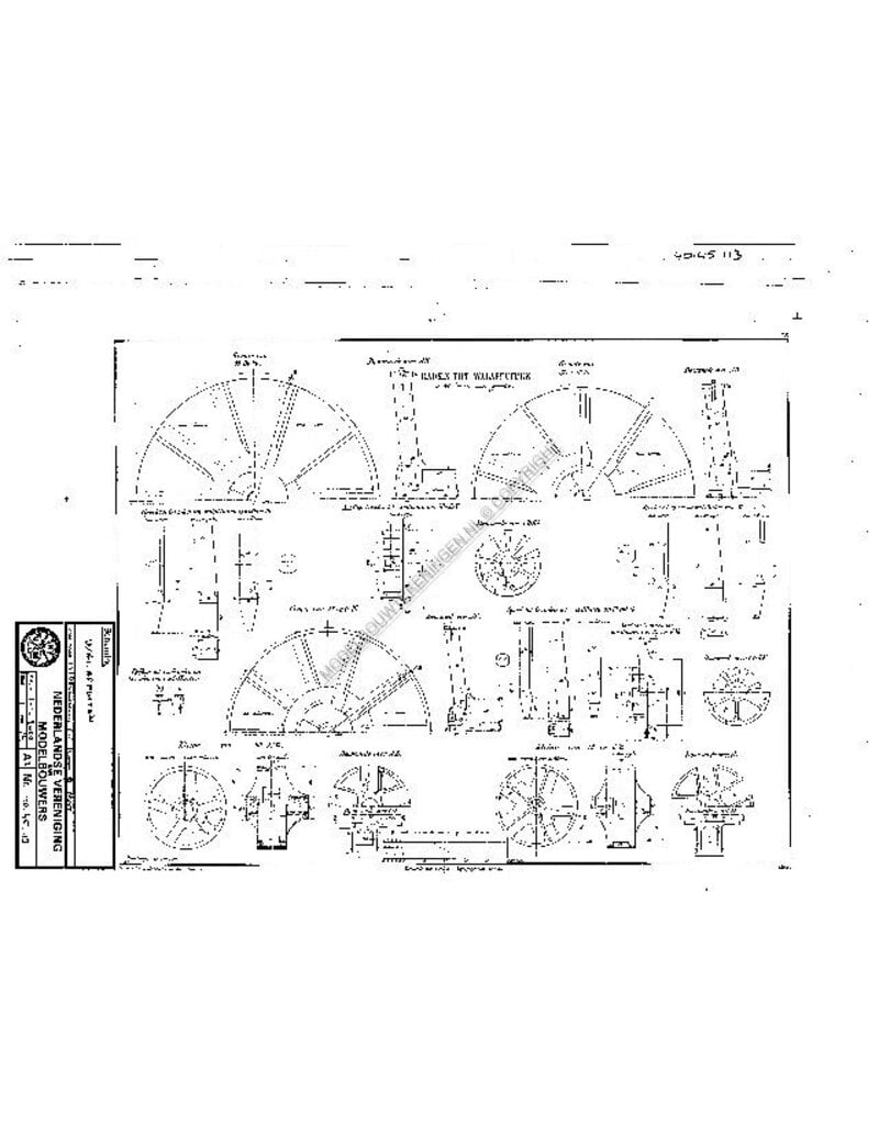 MBT Wal affuiten - Bouwtekening Schaal 1 : N/A (40.45.113)