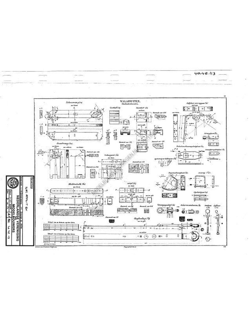 MBT Wal affuiten - Bouwtekening Schaal 1 : N/A (40.45.113)