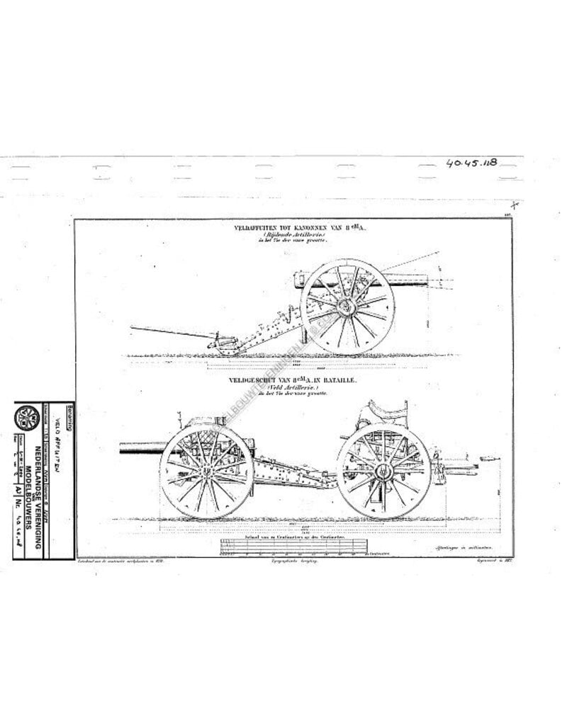 MBT 40.45.118 field gun carriages