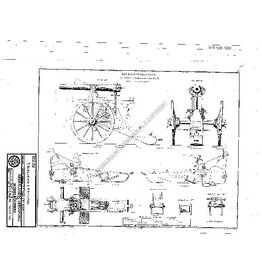 MBT Lafetten 8cm - Bauzeichnung Maßstab 1 : N/A (40.45.120)