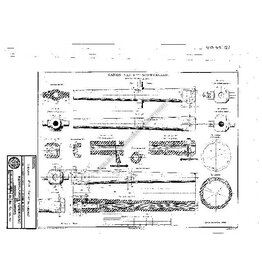 MBT Hinterlader eines Kanons 8cm - Bauzeichnung Maßstab 1 : N/A (40.45.121)