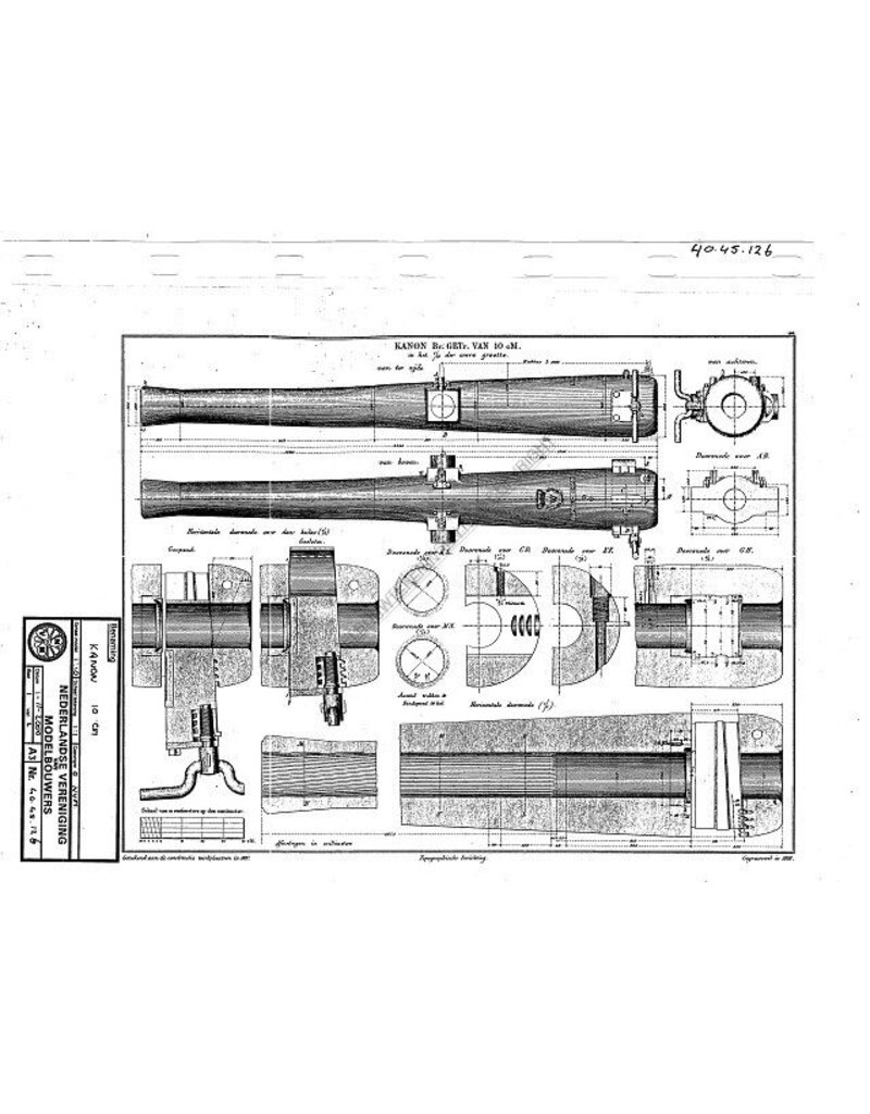 MBT 40.45.126 10cm cannon