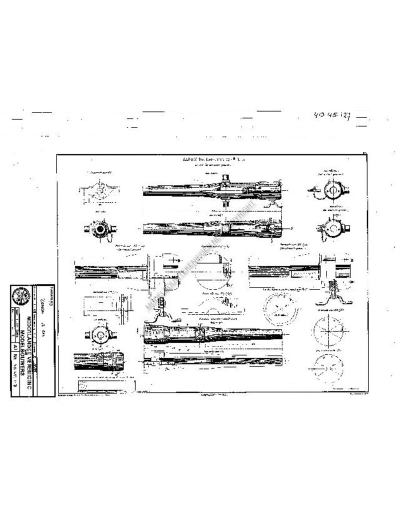 MBT 40.45.127 12cm cannon