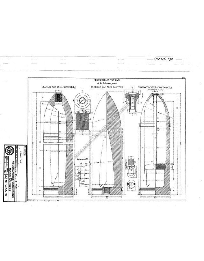 MBT 40.45.132 ammunition and projectiles