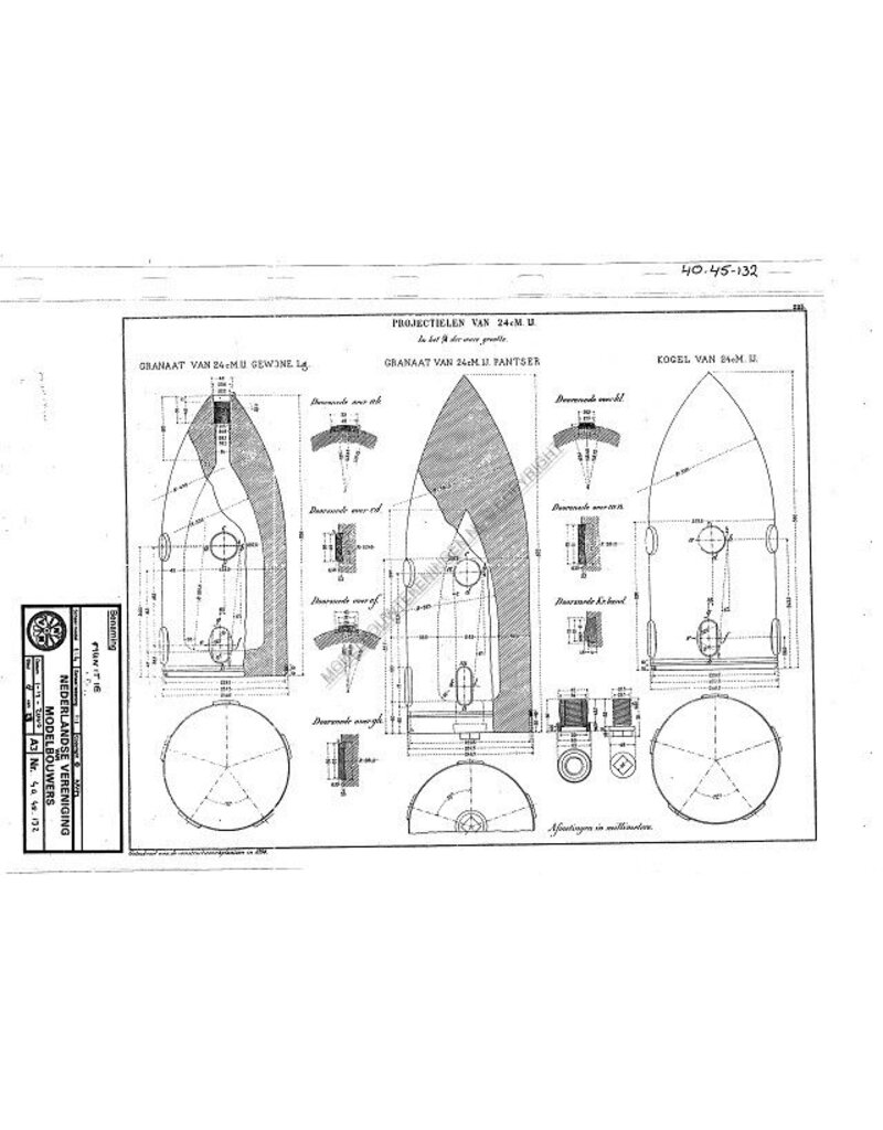 MBT 40.45.132 ammunition and projectiles