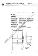 MBT Zitbank, "Ingle-nook" - Bouwtekening Schaal 1 : N/A (45.03.001)