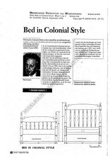MBT 45.04.002 bed in colonial stijl