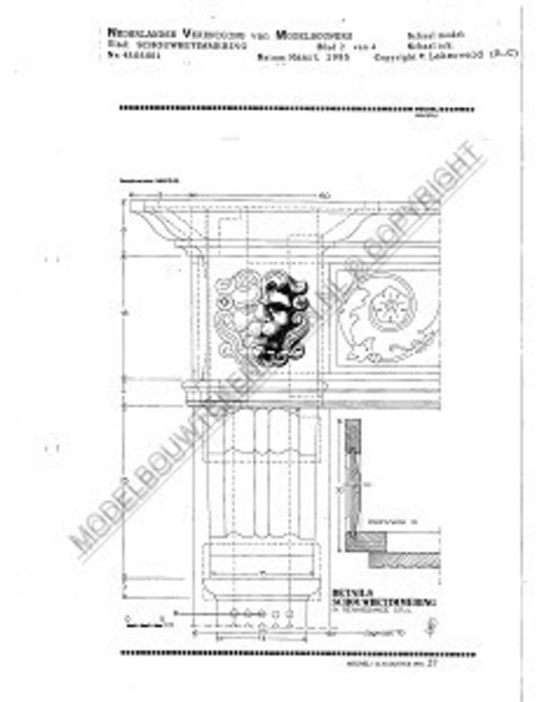 MBT Schouwbetimmering - Bouwtekening Schaal 1 : N/A (45.05.001)