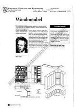 MBT Wandmeubel - Bouwtekening Schaal 1 : N/A (45.05.003)