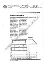 MBT Jacobean schrijfbureau - Bouwtekening Schaal 1 : N/A (45.06.001)