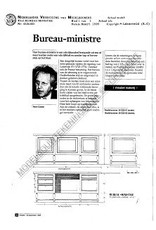 MBT Minister-Schreibtisch - Bauzeichnung Maßstab 1 : N/A (45.06.003)