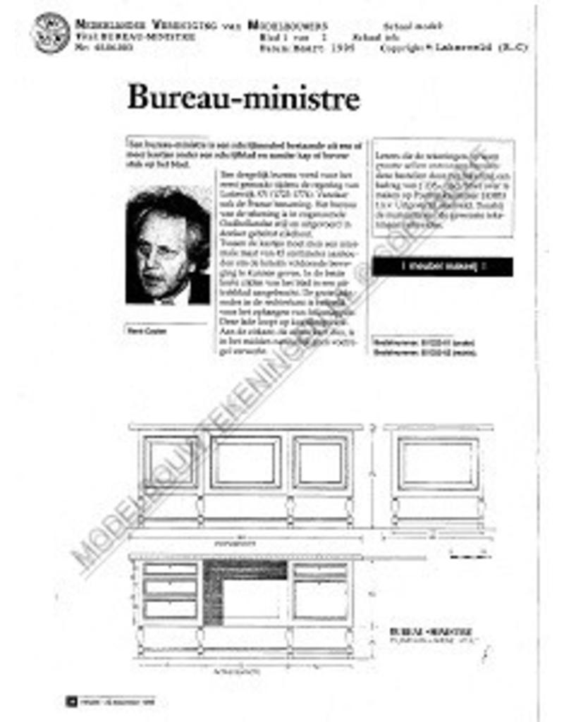MBT Bureau-ministre - Bouwtekening Schaal 1 : N/A (45.06.003)