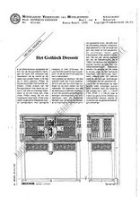 MBT Gotisches Sideboard - Bauzeichnung Maßstab 1 : N/A (45.15.001)