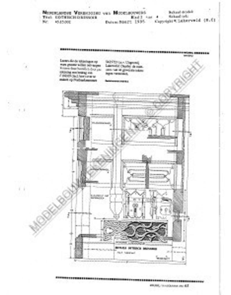 MBT Gotisches Sideboard - Bauzeichnung Maßstab 1 : N/A (45.15.002)