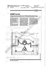 MBT Kabinet (laat Louis XV) - Bouwtekening Schaal 1 : N/A (45.16.002)
