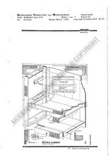 MBT Kabinet (Louis XV) - Bouwtekening Schaal 1 : N/A (45.16.003)