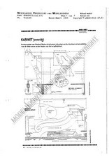 MBT Kabinet (Louis XV) - Bouwtekening Schaal 1 : N/A (45.16.003)