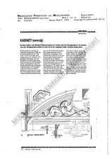 MBT Gronings boogkabinet - Bouwtekening Schaal 1 : N/A (45.16.005)