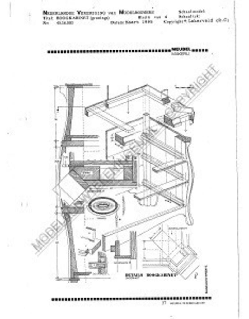 MBT Gronings boogkabinet - Bouwtekening Schaal 1 : N/A (45.16.005)