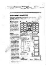 MBT Spaans schrijfkabinet - Bouwtekening Schaal 1 : N/A (45.16.006)