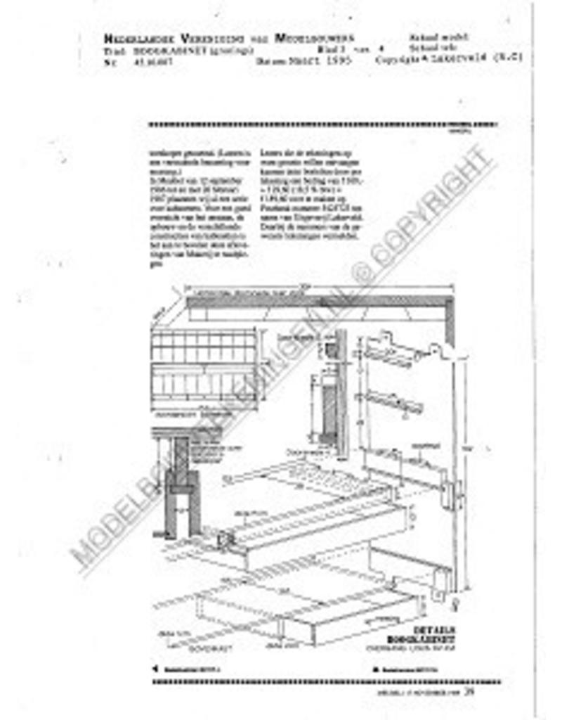 MBT Groninger Bogenschrank - Bauzeichnung Maßstab 1 : N/A (45.16.007)