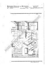 MBT Kabinet (Louis XV) - Bouwtekening Schaal 1 : N/A (45.16.011)