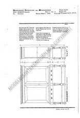 MBT Barok kabinet - Bouwtekening Schaal 1 : N/A (45.16.012)