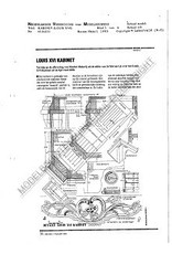 MBT Queen Anne tafelkabinet - Bouwtekening Schaal 1 : N/A (45.16.014)