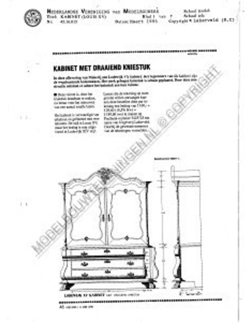 MBT Kabinet (Louis XV) - Bouwtekening Schaal 1 : N/A (45.16.015)