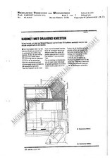 MBT Kabinet (Louis XV) - Bouwtekening Schaal 1 : N/A (45.16.015)