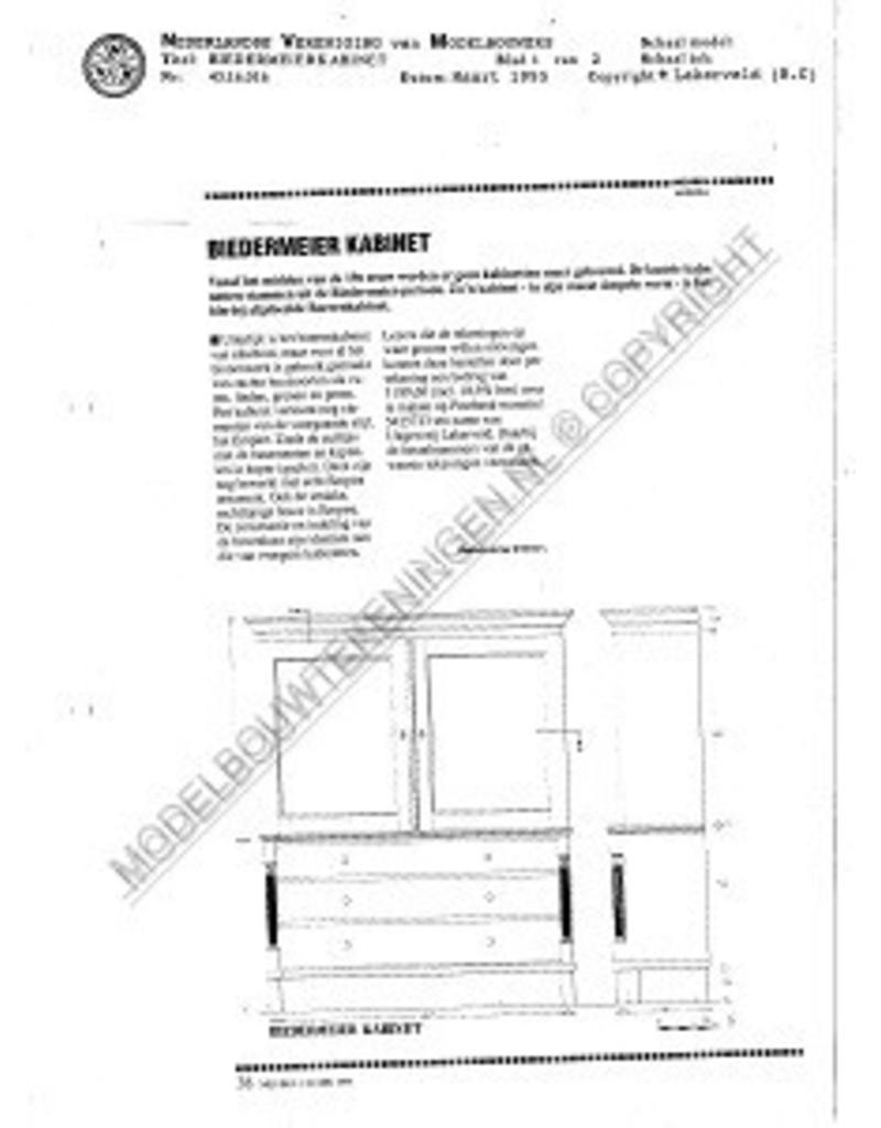MBT 45.16.016 Biedermeier cabinet