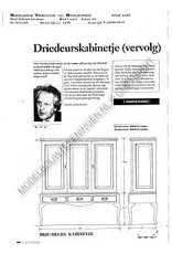 MBT 45.16.020 dreitüriges Schränkchen