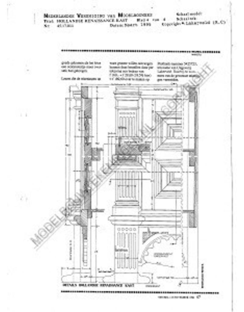 MBT Vijfdeurs kastje - Bouwtekening Schaal 1 : N/A (45.17.001)