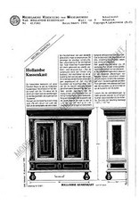 MBT Holländischer Kissenschrank - Bauzeichnung Maßstab 1 : N/A (45.17.002)