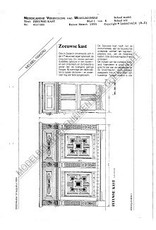 MBT Zeeuwse kast - Bouwtekening Schaal 1 : N/A (45.17.003)
