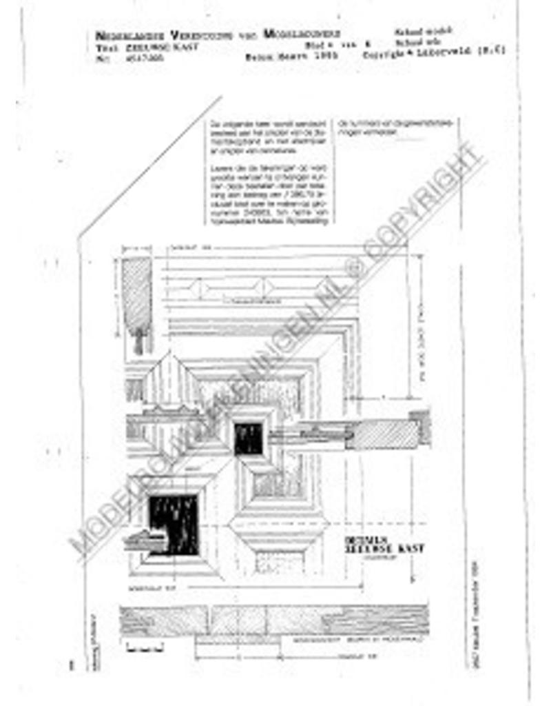 MBT Zeeuwse kast - Bouwtekening Schaal 1 : N/A (45.17.003)