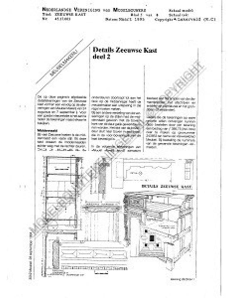 MBT Zeeuwse kast - Bouwtekening Schaal 1 : N/A (45.17.003)