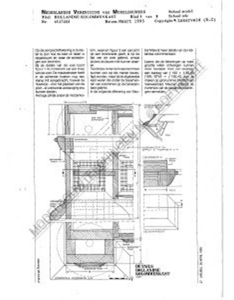 MBT Holländischer Säulenschrank - Bauzeichnung Maßstab 1 : N/A (45.17.005)