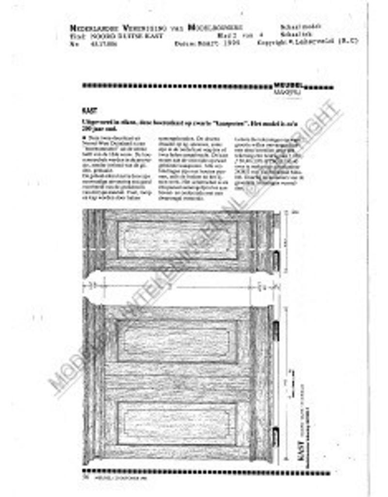 NVM 45.17.006 North German cabinet