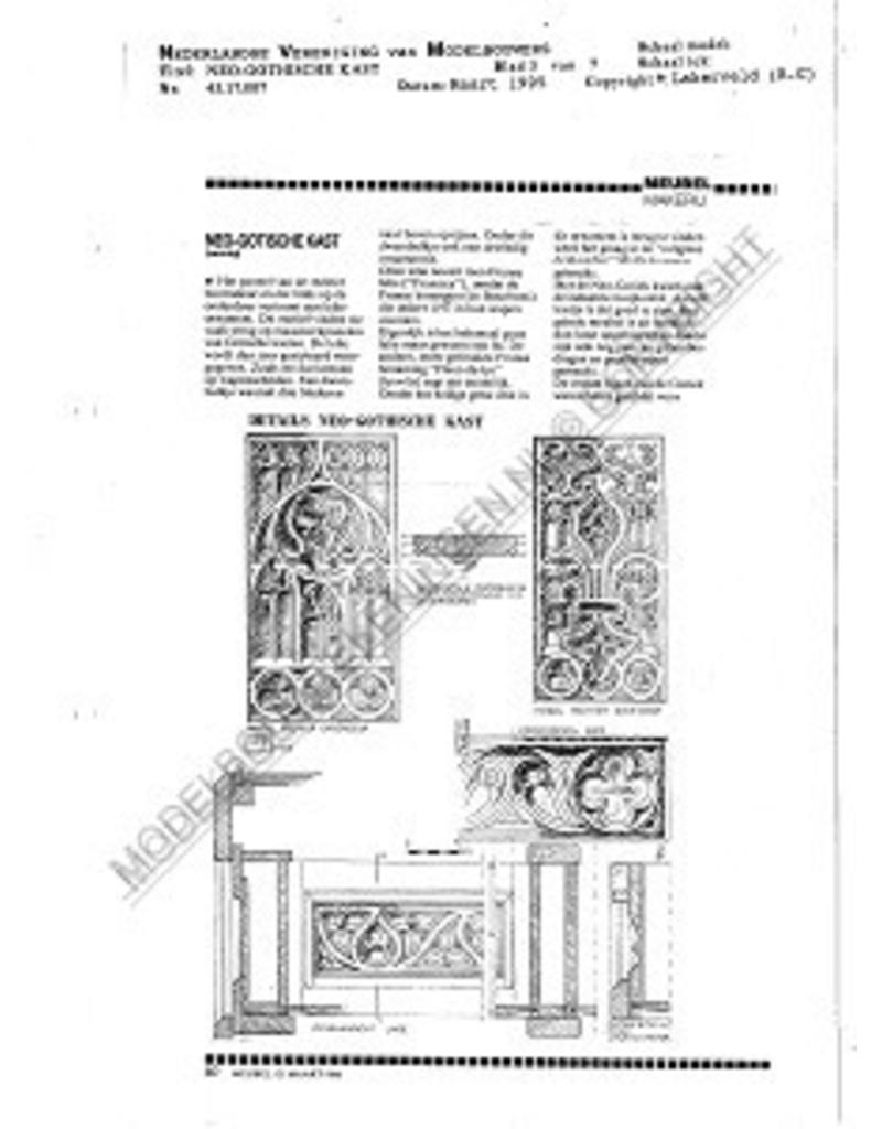 NVM 45.17.007 neugotischen Schrank