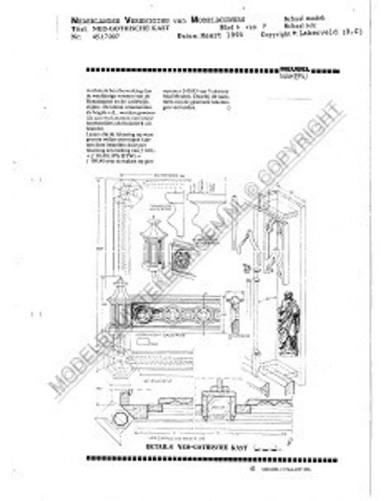 MBT 45.17.007 neugotischer Schrank